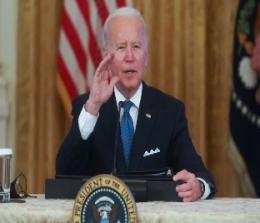 Presiden Amerika Serikat, Joe Biden dinyatakan terjangkit Covid-19 walau sudah dua kali divaksin booster (foto/int)